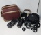 Nikon Promaster and Kodak Easy Share ZD710 35mm Cameras with Lens, Flash and Cases