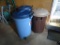 3 Large Rubbermaid Trash Cans