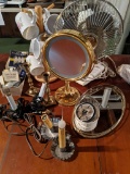 Mirrored Tray, Table Fan, Shaving Mirror, Mug Stand & Mugs
