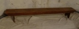 Poplar Long Bench from Salford Mennonite Church, Harleysville PA