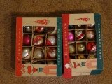 Vintage Christmas Ornaments- 2 Boxes