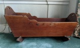 Poplar Dovetailed Cradle with Lollipop Sides