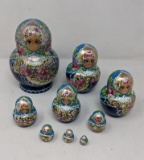 Russian Nesting Dolls, Beautiful Hand Painted Decoration