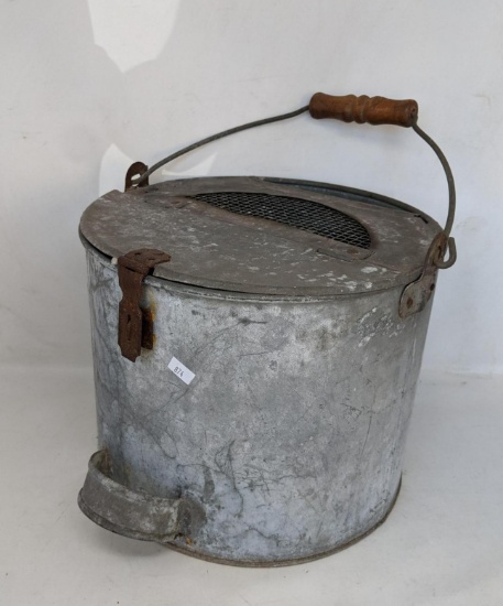 Vintage Galvanized Minnow Bucket