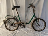 Vintage TMS Folding Bicycle, Green