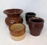 4 Pieces of Stoneware/Redware