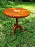 Tri-Footed Round Top Side Table