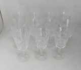 11 Waterford Crystal Water Goblets