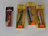 Rapala Jointed Floating Lure and 3 Storm 
