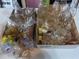 Large Lot of Glassware Including Drinking Glasses, Bowls, Snifters and Stemware