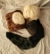 2 Fur Muffs, Hat and Collar
