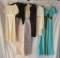 4 Vintage Dresses, Jacket and Skirt