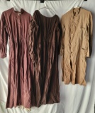Linen Overcoat and Two Dresses