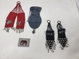 Beaded and Crocheted Misers Coin Purses