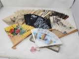 9 Hand Fans in Various Conditions
