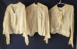 3 Blouses with Lace