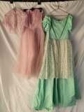 2 Vintage Dresses, Green is Unfinished