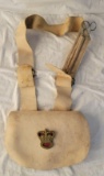 Repro British Revolutionary War Cartridge Bag, Including Primer Picks
