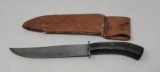 Repro Rifleman's Knife with Leather Sheath