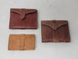 3 Leather Wallets