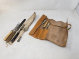 Early Cutlery and Later Leather Case
