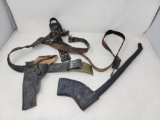 Repro Civil War Officer's Belt & Buckles, Holster, Cross Strap, Repro Bayonet-Scabbard