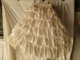 Cream Hoop Skirt