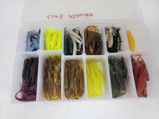 Jerk Bait in Plastic Box with Dividers