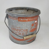 Old Pal/Woodstream Galvanized Minnow Bucket