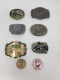 Bass Related Belt Buckles and Pinback