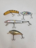 4 Crankbaits including Cordell (middle)