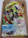 Skirts, Streamers, Soft Worms and Spinner Bait Lot