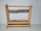 Wooden Fishing Rod Stand