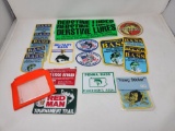 Fishing Related Bumper Stickers, Stickers and Patches