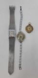 Three Lady's Wrist Watches