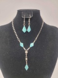 Sterling a& Turquoise Southwestern Set