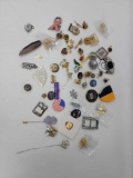 Large Lot of Pins, Buttons, Charms, etc.