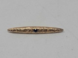 Early Gold Bar Pin