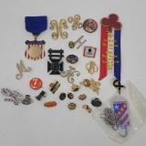 Reenactment Badges, Various Pins, etc.