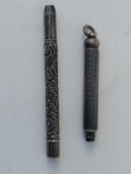 Two Sterling Victorian Pencils