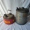 Two Vintage Gas Cans