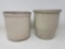 Two Stoneware Crocks