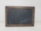 Vintage School Chalkboard, Carved Initials