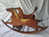 Vintage Rocking Horse that Converts to High Chair. NO SHIPPING, PICK UP ONLY