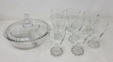 Grouping of Imperial Candlewick Glassware