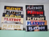 10 Playboy Magazines - 1975 all Months Except Feb & March