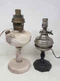 Two Pedestal Lamps. NO SHIPPING, PICK UP ONLY