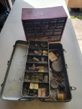 Hardware Lot with Tackle Box and Bins