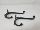 Two Large Wall Hooks