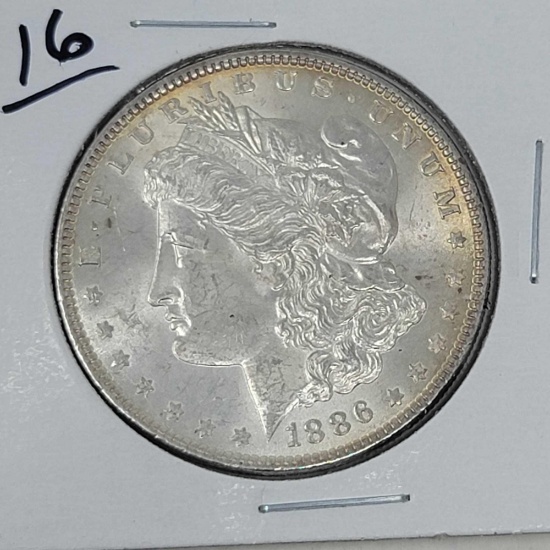 1886 Morgan Dollar, BU